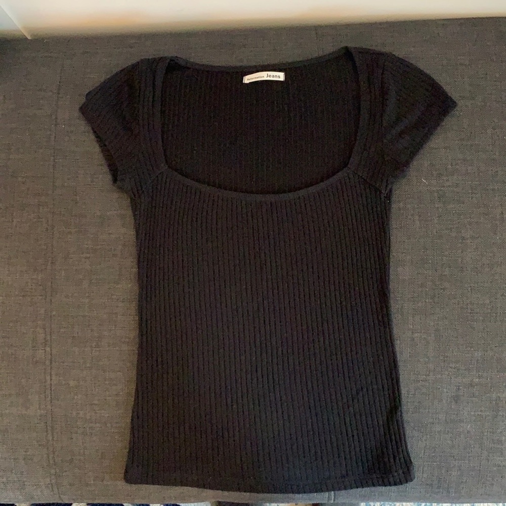 Black Reformation Square neck top